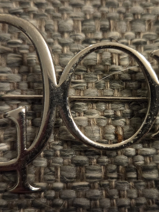 Other - Imitation Dior Silver Brooch